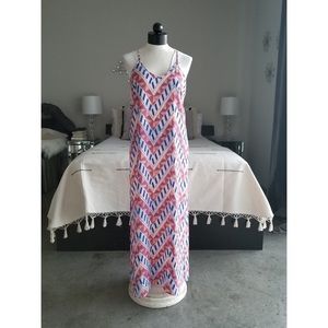 Geometric Summer/Spring Maxi Dress